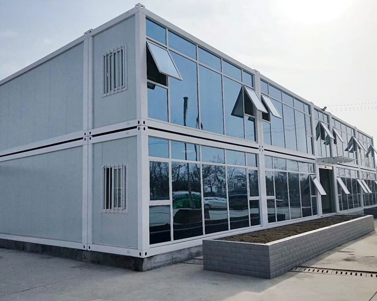 Glass Wall Flat Pack Container House
